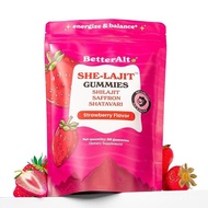 BetterAltWomenSHE-LajitGummies|ForEnergy&HormonalBalance|HimalayanShilajit,Shatavari&Saffron|OBGYNRe