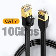 RJ45 Cat7 Ethernet LAN Cable High-Speed 10Gbps Flat Gigabit RJ45 LAN Patch Cord