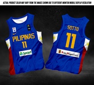 GILAS PILIPINAS "KAI SOTTO" HIGH QUALITY FULL SUBLIMATION JERSEY