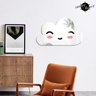 [SNNY] Mirror Stickers Nordic Style Decorative Animal Cartoon Print Nordic 3D Mirror Wall Stickers for Kids Room