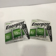 [GY Office] Energizer Recharge Power Plus Battery AAA4/AA4 1pkt=4pcs (700mAH/2000mAH)
