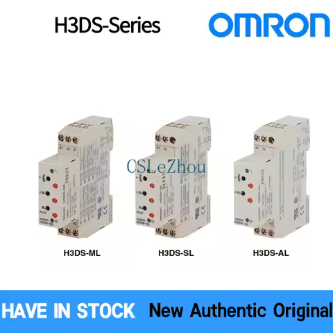 Authentic OMRON H3DS Series Multi Function Timer ML SL AL Solid State Time Relay 0 1s 100h Wide Rang