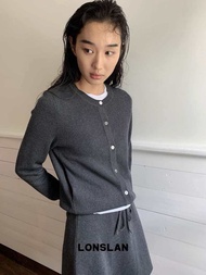 CASA PROJECTS - (Pre-Order) Dark knitted cardigan & skirt