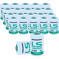 20 Pack LS14250 1/2 AA 3.6V  Replace for LS14250 14250 , LS 14250 C, 1200mah