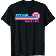 Men's cotton T-shirt Awesome Since 1979 T-Shirt