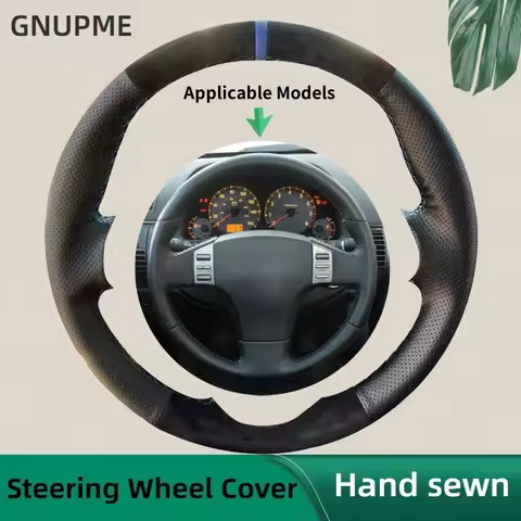 Custom Car Steering Wheel Cover Suede Leather For Infiniti FX FX35 FX45 2003-2008 Nissan 350Z 2003-2