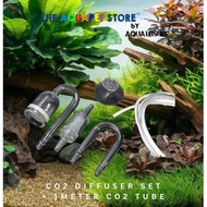 CO2 DIFFUSER SET ( GLASS DIFFUSER, U PIPE, CO2 TUBE, CHECK VALVE )