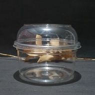Deli Container Round 12oz + Half Dome Lid R116 (PET Container)