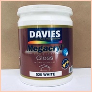 ☾ ◰ ♕ Davies MCS- 525 Megacryl Premium Latex Paint 1 Liter Flat