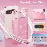 Pixel 9 Pro XL transparent phone case for Google Pixel 9 pro XL Pixel 9 Crystal Flash Transparent Sh