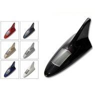 PROMO Lampu Antena Mobil led RGB Tenaga Surya Panel Solar Shark Fin Mobil Bentuk Sirip Hiu 8 LED