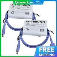 IKEA | Ikea Sittebrun USB to C 1m Cable Blue 2-Pack