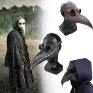 Plague Doctor Beak Mask Medieval scp049 Death God Crow Mask Halloween cos Steampunk Fast