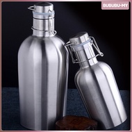 [BububuMY] Beer Growler Swing Top Hip Flask Home brew Botella Beer Bottle Secure 1L