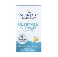 (包順豐/正品) Nordic Naturals Ultimate Omega® 檸檬味 180粒