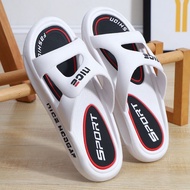 Inaso Sendal Pria Selop Karet Jelly Sandal Slide Flat Rumah Sendal Slop Santai Anti Slip Slipper Ela