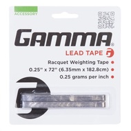 Gamma Lead Tape Racket Weighting Tape / 0.25 Inch / 0.5 Inch