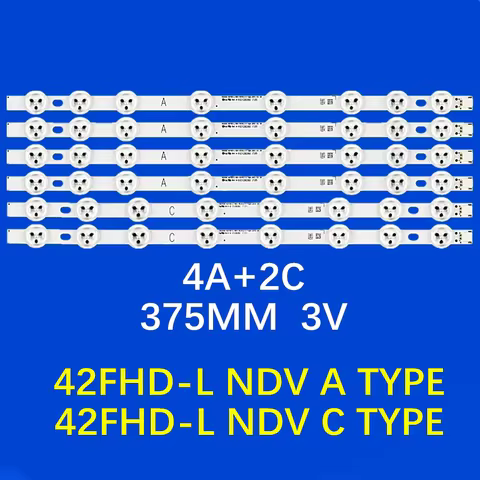 LED Strip for 42HXT12U 42HXT42U 42PFL3008H/12 42-278-AW15 TXV-42D FL42167 FL42267SMART VES420UNDL-N0