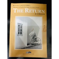 The Return - K. S. Maniam (Literature in English Form 5) Preloved Book