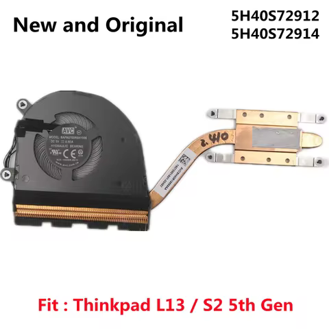 New Original CPU Cooling Fan Heatsink Cooler For Lenovo Thinkpad L13 yoga S2 5th Gen 2020 S2 yoga La