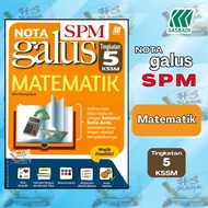 [Buku Rujukan] NOTA GALUS SPM MATEMATIK TINGKATAN 5 KSSM (2024) [SASBADI]