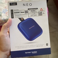 speaker wireless bluetooth Harman Kardon neo second original - blue