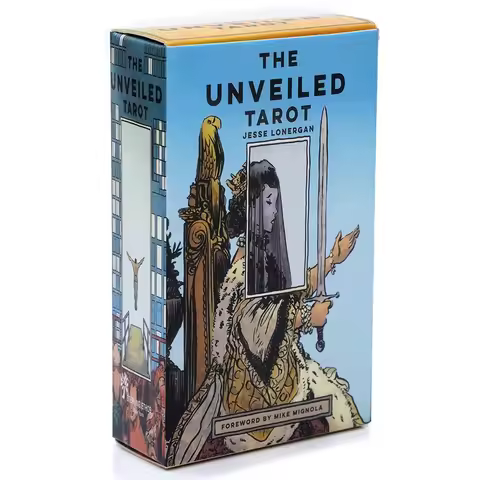 The Unveiled Tarot Deck by Jesse Lonergan Illustrated Card Set with Foreword by Mike Mignola Unique 