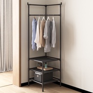 EasyHome Simple Elegant Corner Coat Rack Space Saver Storage Rack