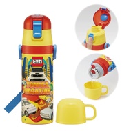 Skater Kids Stainless Steel 2way Water Bottle with Tomica 24 Design - 470ml (Direct Drinking) / 430m