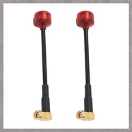 [M G L O] 2PCS FPV 5.8G Antenna RHCP Antenna VTX VRX Antenna Long Range Antenna Connector Adapter fo