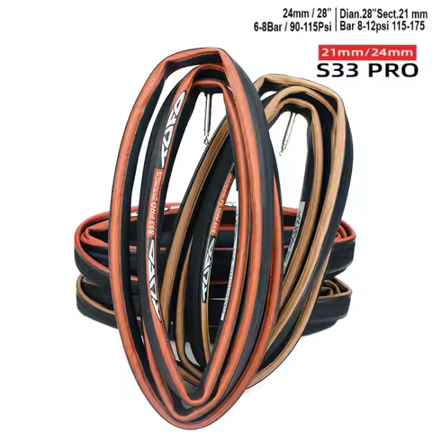 1pc S33 PRO Road Bike Tubular Tire Bicycle Tires Fixed Gear Tyre 28" 21mm/24mm 700C Bike Tyre Black/