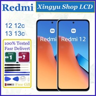 Original For Redmi 12 4G 5G 12c 13 4G 5G 13c 4G 5G LCD Display Touch Screen Replacement