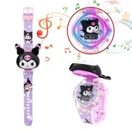 BLISS Kuromi Wristwatch, Cartoon Unicorn Music Luminous Wrist Watch, Fashion Electronic Kitty with L