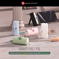 ADAM elements GRAVITY F5C USB-C Pocket Power Bank 5000mAh