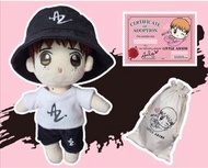 全新 原裝 Mirror Anson Lo FC 公仔連衫褲及麈袋