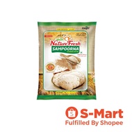 Nature Fresh Sampoorna Chakki Atta (Wheat Flour) 1kg - Sonnamera [India] (Halal)