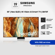 Samsung 85” Neo QLED QN70F 4K Vision AI Smart TV (2025)