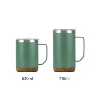 TYESOแก้วน้ำ แก้วกาแฟขนาด530ML./710ML. แก้วเก็บความเย็น แก้วแบบมีหูจับ แก้ว แก้วสแตนเลส304