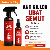 Ubat Semut / Penyembur Semut Natural / Ant Killing Spray Natural 500ml / Safe for kids 天然蚂蚁喷雾 100ml 