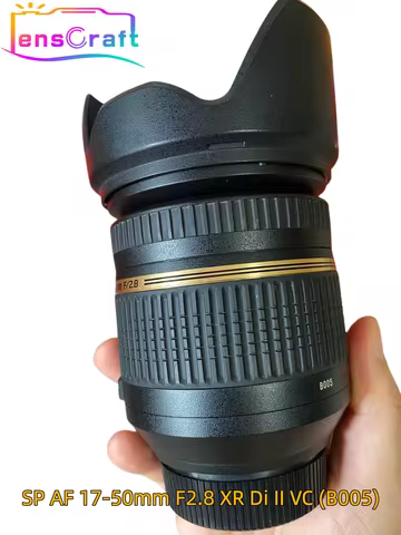 98% new SP AF 17-50mm F2.8 XR Di II VC B005 Zoom Lens For Nikon F mount For Canon EF mount for Tamro