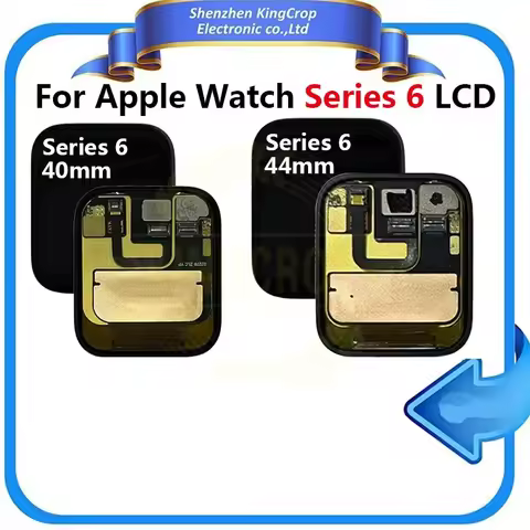 Original For Apple Watch Series 6 LCD Display Touch Screen Digitizer Series6 S6 40mm/44mm Pantalla R