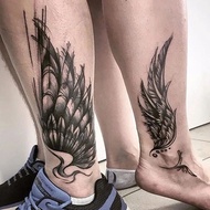 Tattoo Stickers Wings Big Back Men Women Angel Devil Wings Waterproof Long-Lasting Feather Simulatio