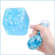 ESP Stretch Ice Block Squishy Toy Squishy Stress Reliever Fidgets Toy for Kids