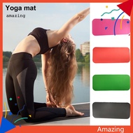 [AM] Nbr Foam Yoga Mat Waterproof Yoga Mat Non-slip Yoga Mat with Knee/elbow Support for Home Fitness Soft Nbr Foam Joint Protection Pilates Auxiliary Pad Exercise Gym Mat