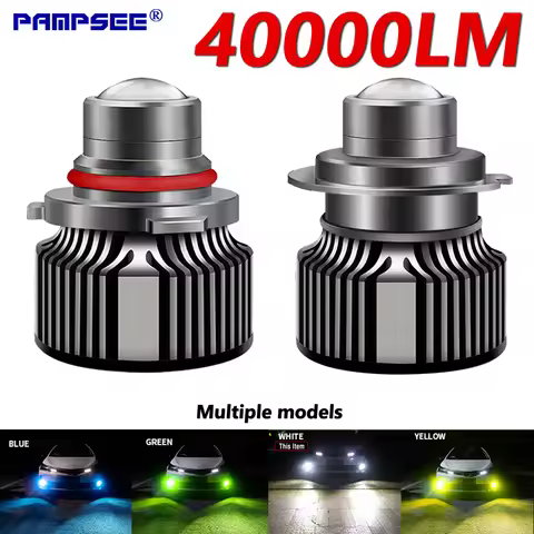 H7 Laser Lens H11 Led Fog Light Bulb H11 Led Fog Lamp H8 H16 9005 HB3 9006 HB4 CSP Blue 6000K 3000K 