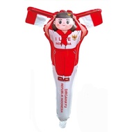 MERAH August 17 Character Stick Balloons / August 17 Balloons / Indonesian Independence Day Balloons