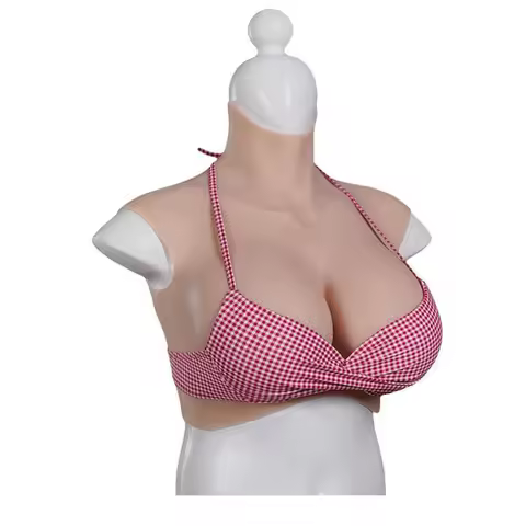 Women's Silicone Cloth Mannequin for Bikini Artificial Underwear Triangle Body Breast False Cosplay 