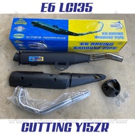 BIG BIKER OPEN EXHAUST PIPE RACING E6 32MM 35MM Y15ZR Y15 RS150 RSX150  ESPADA LC135 OPEN EXHAUST ST