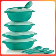 Tupperware Gourmet Server Set Ladle Spoon Plate Legacy Bowl Mangkuk Dessert 2L Pitcher Besar 350ml M