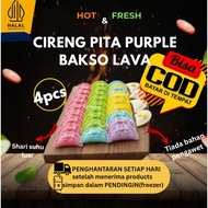 CIRENGPITA- BLUE cireng pita isi bakso lava 4pcs halal food Indonesia